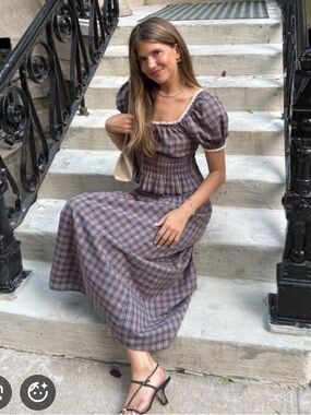 Hill House Plaid Top and Skirt Set